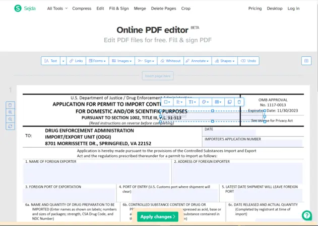 Sejda PDF Düzenleyici