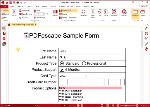 Remplisseur de formulaire
PDFescape